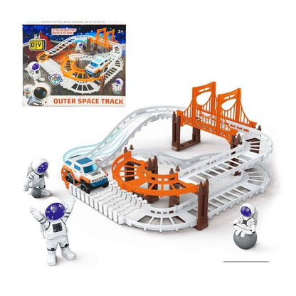 Astronaut Spaceship Track Set | Outer Space Racing Toy for Kids