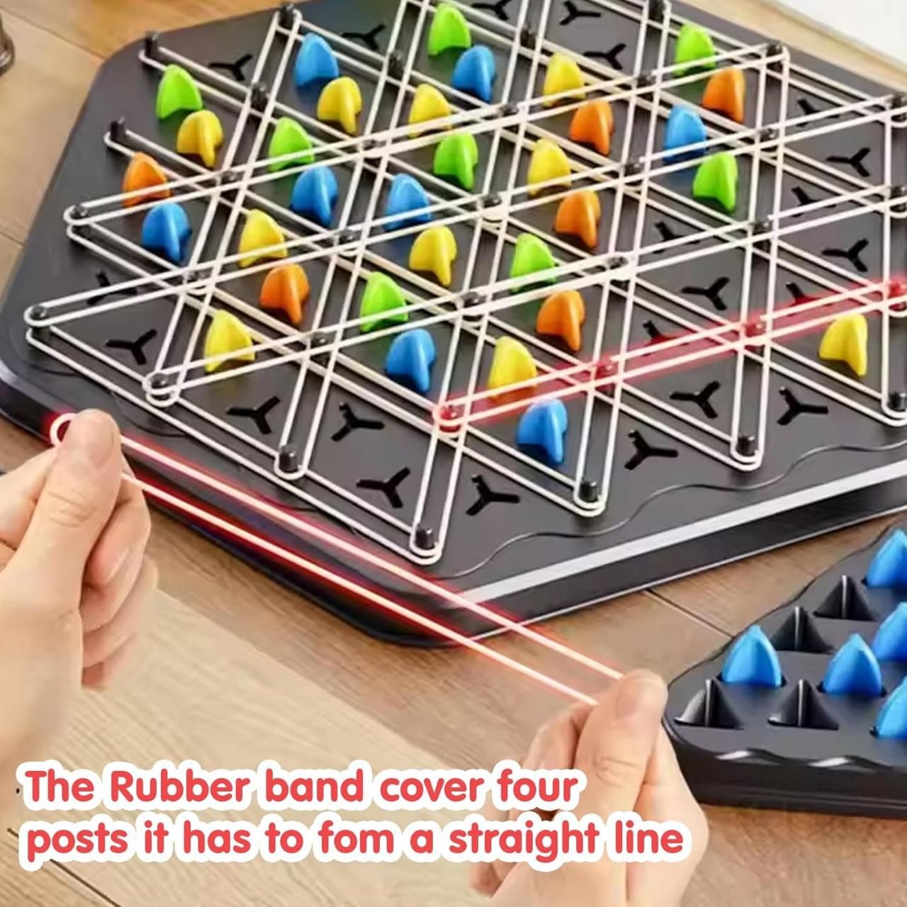 Chain Triangle Chess Game | Logical Strategy Puzzle for Kids & Toddlers