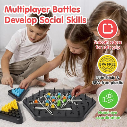 Chain Triangle Chess Game | Logical Strategy Puzzle for Kids & Toddlers