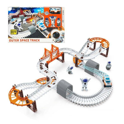 Astronaut Spaceship Track Set | Outer Space Racing Toy for Kids
