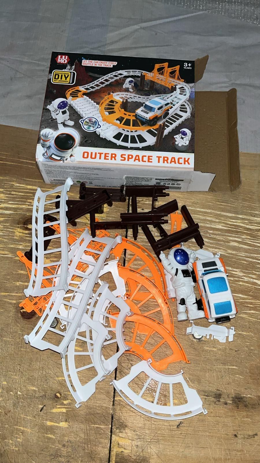 Astronaut Spaceship Track Set | Outer Space Racing Toy for Kids