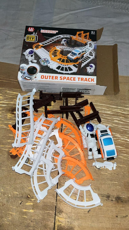 Astronaut Spaceship Track Set | Outer Space Racing Toy for Kids