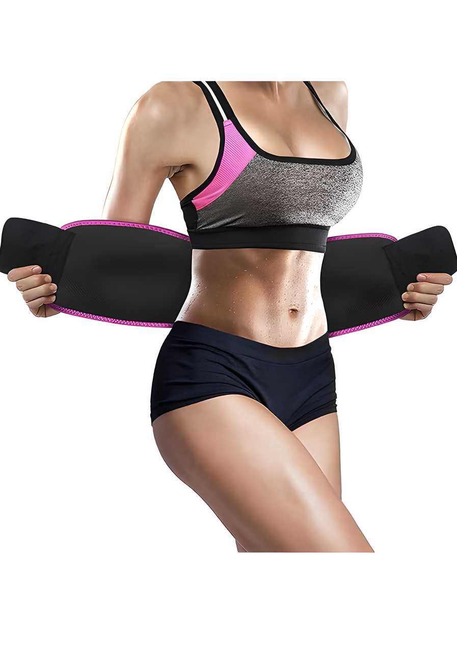 Adjustable Waist Trimmer Belt | Sweat Slimming Belt for Men & Women